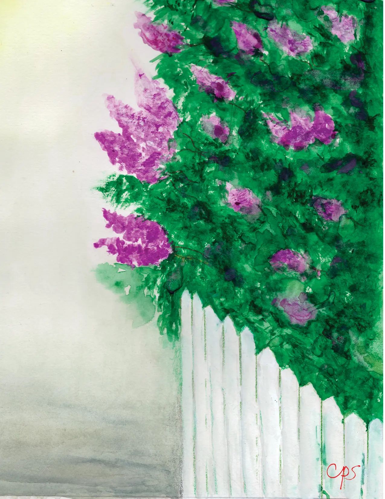 Lilac Fence — front