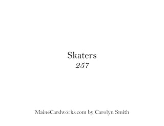 Skaters — back